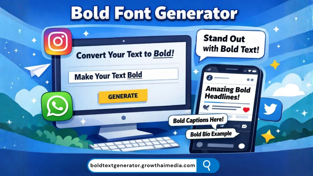 bold font generator